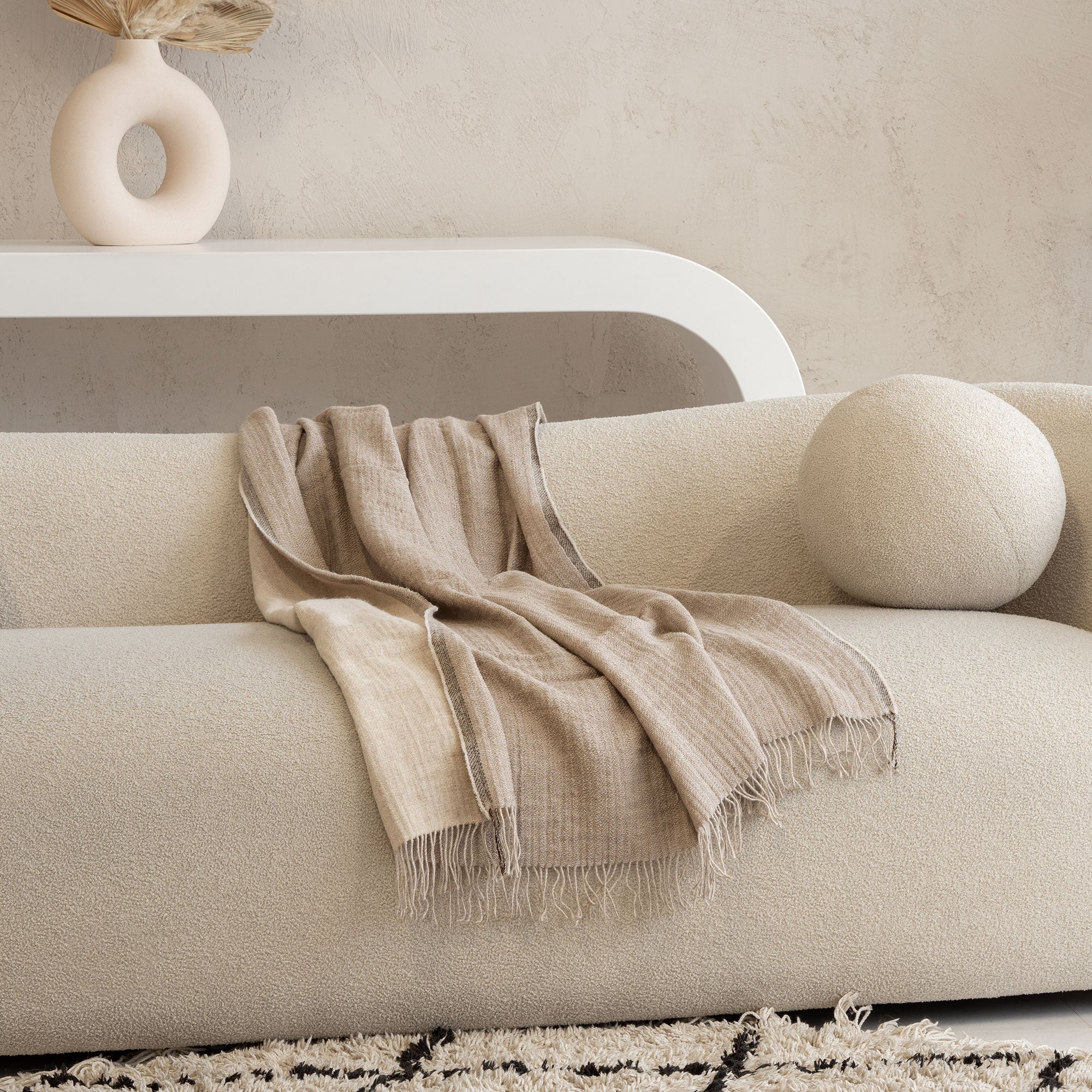 Linen & Merino Wool Blanket Venice