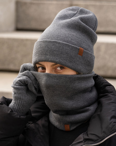 Women&#39;s Neck Gaiter Knitted Merino