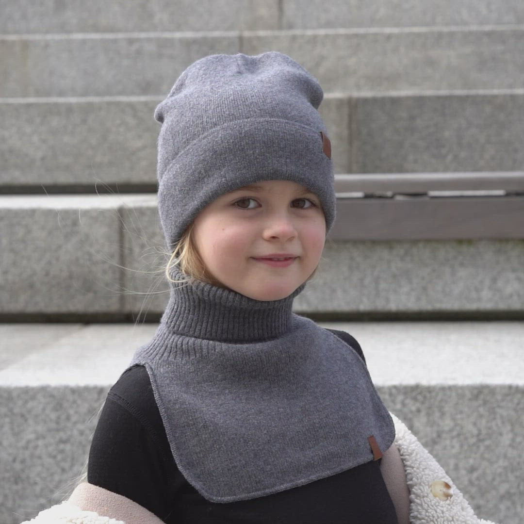 Kids' Dickie Neck Warmer Knitted Merino & Cashmere