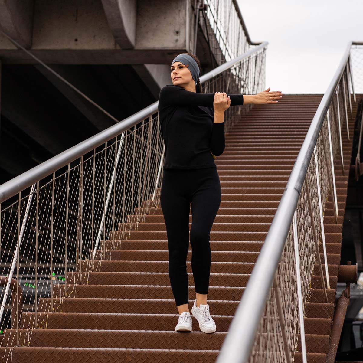 Unisex Merino Headband Perfect Gray